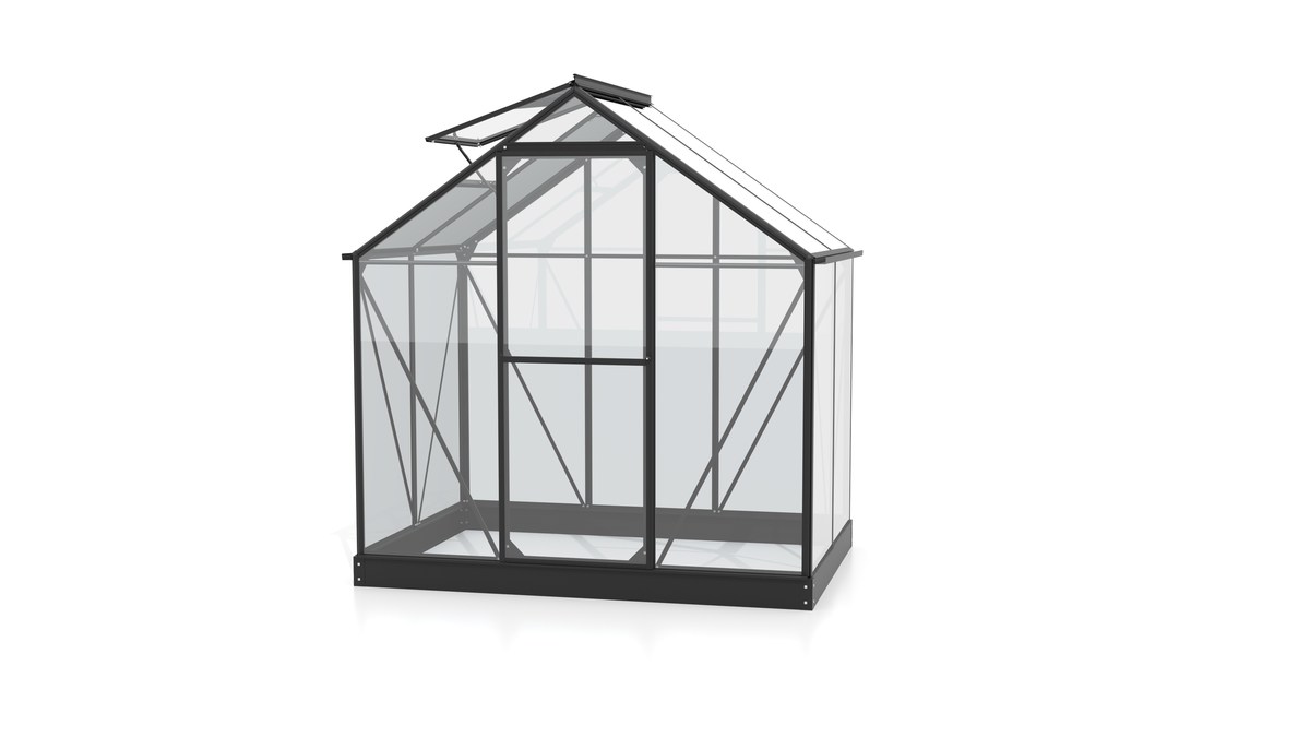 Vitavia Gewächshaus Triton 2500 ESG 3mm, schwarz