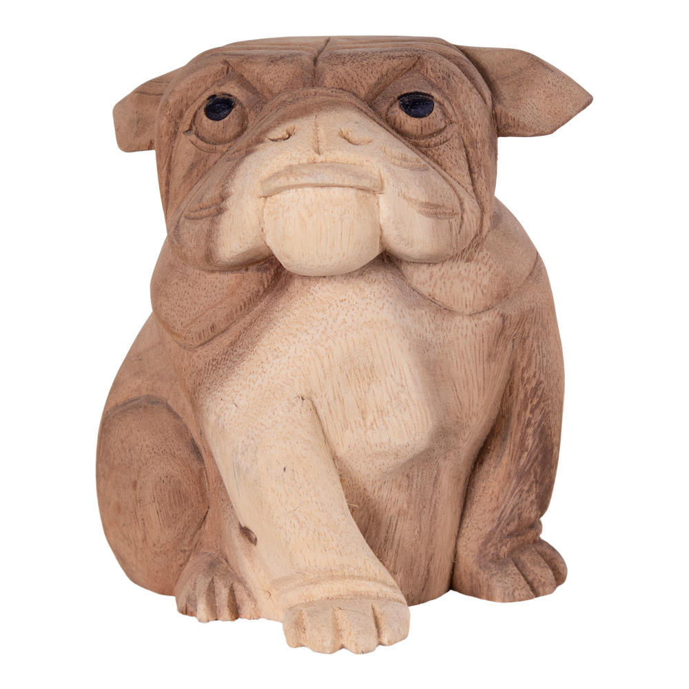 Skulptur Bulldogge - Kelso, Suarholz