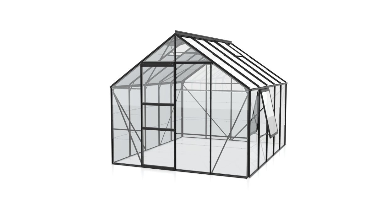 Vitavia Gewächshaus Meridian 1 8300 ESG3mm, schwarz