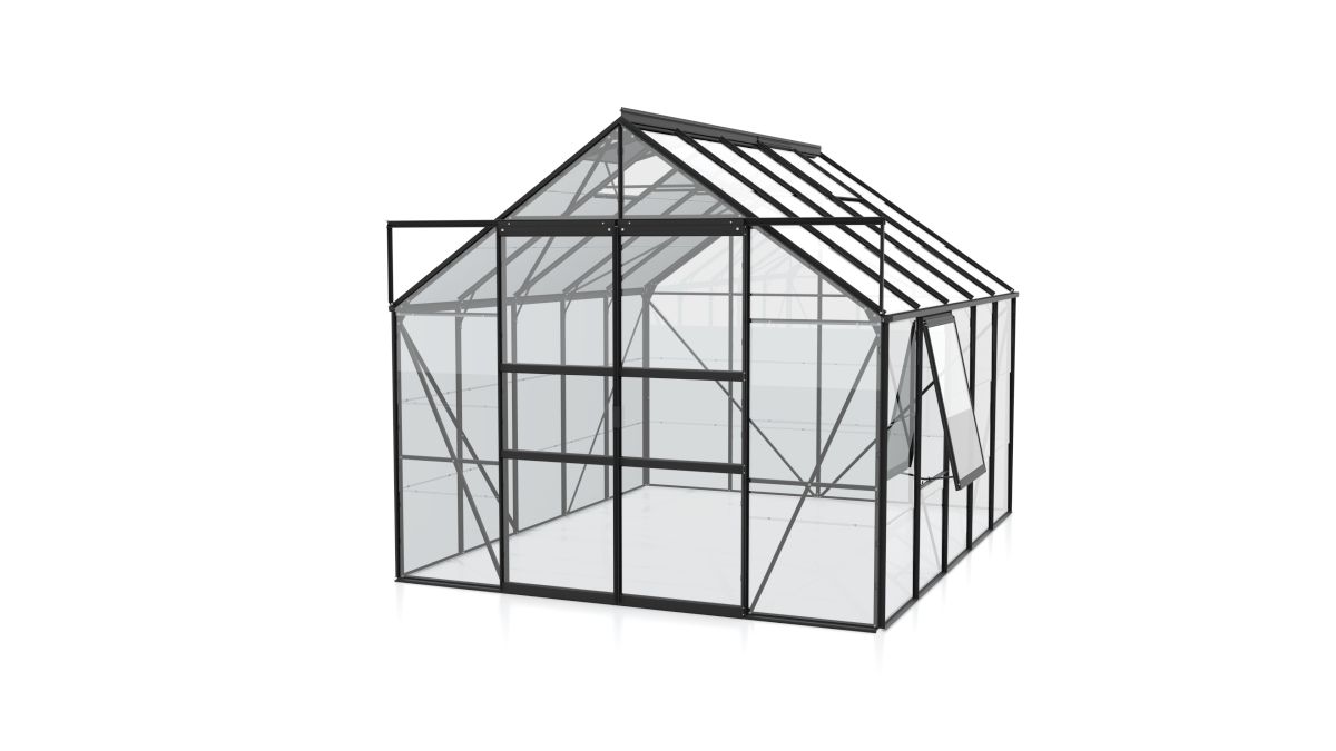 Vitavia Gewächshaus Meridian 2 8300 ESG3mm, schwarz