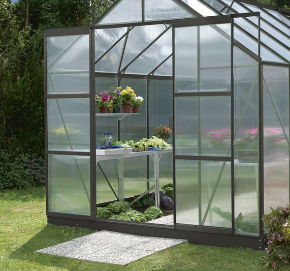 Türerweiterung zur Doppeltür für Meridian 1, schwarz (ohne Verglasung)