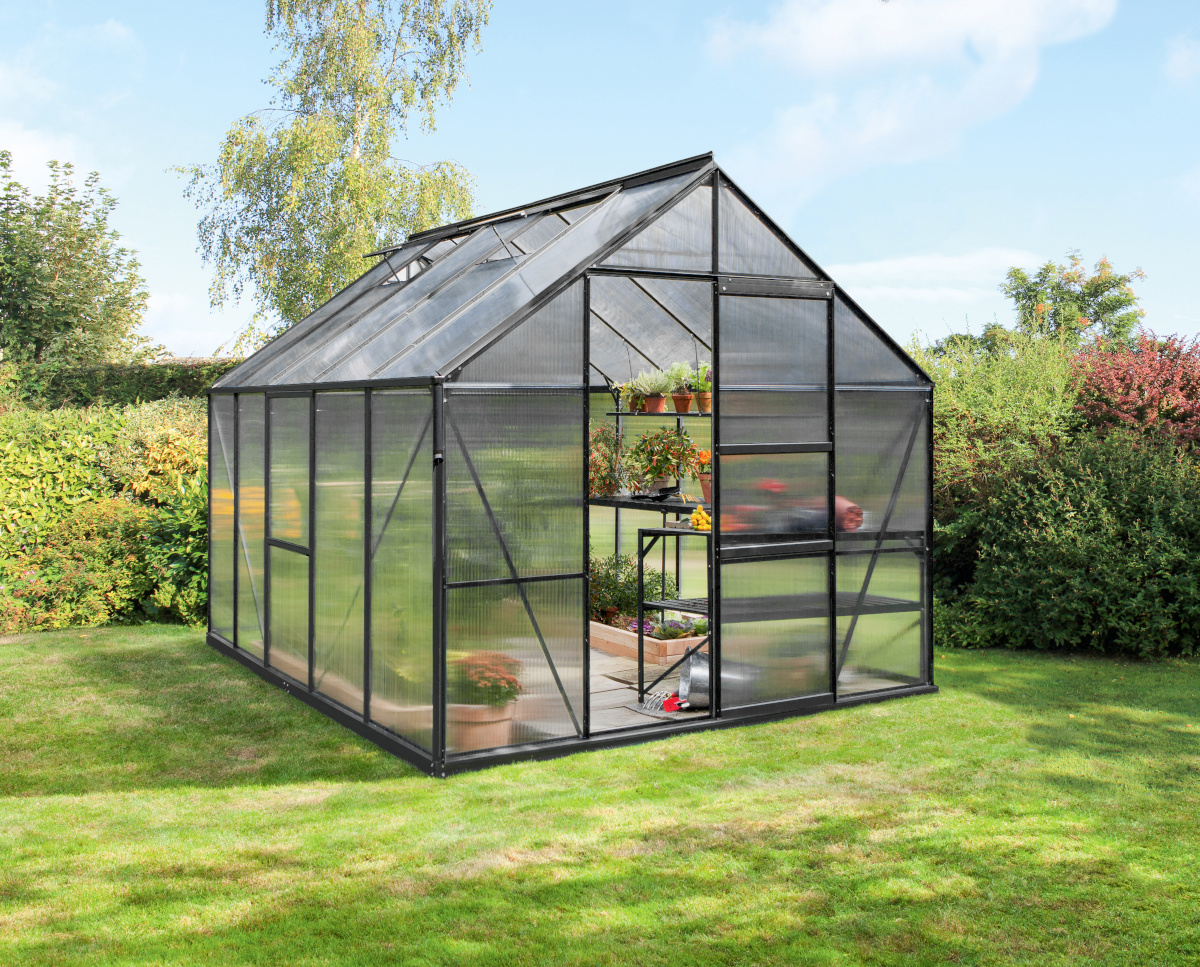 Vitavia Gewächshaus Meridian 1 8300 HKP6mm, schwarz