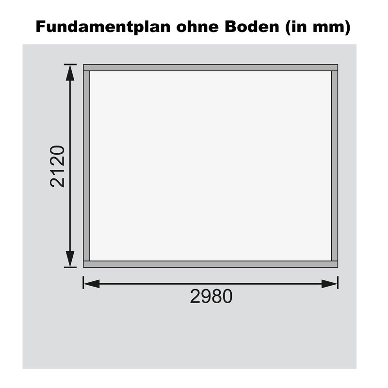 Gartenhaus Askola 4 - 302x217 cm, 19 mm Holz naturbelassen, Karibu