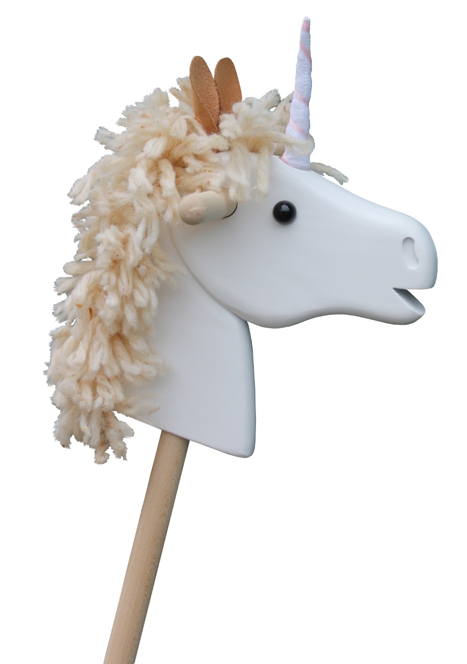 Holz-Steckenpferd "Einhorn"