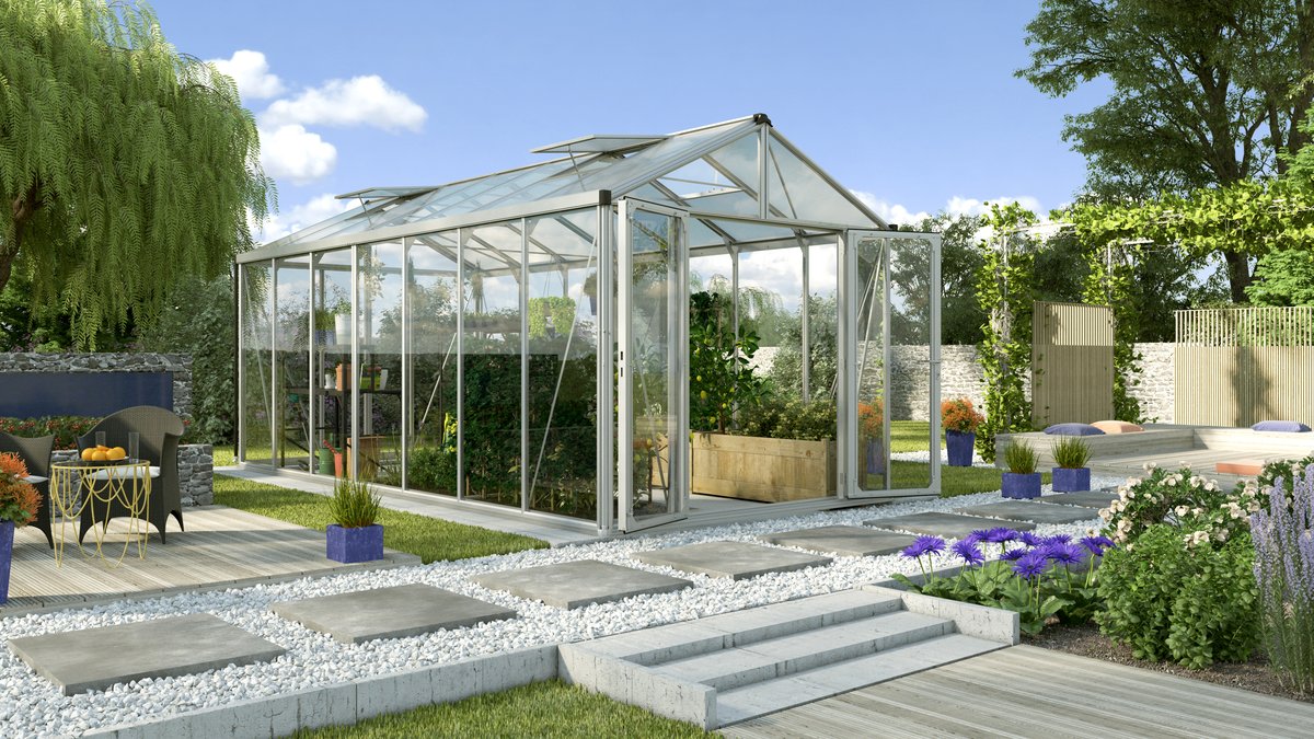 Vitavia Gewächshaus Zeus Comfort 13800 ESG/HKP