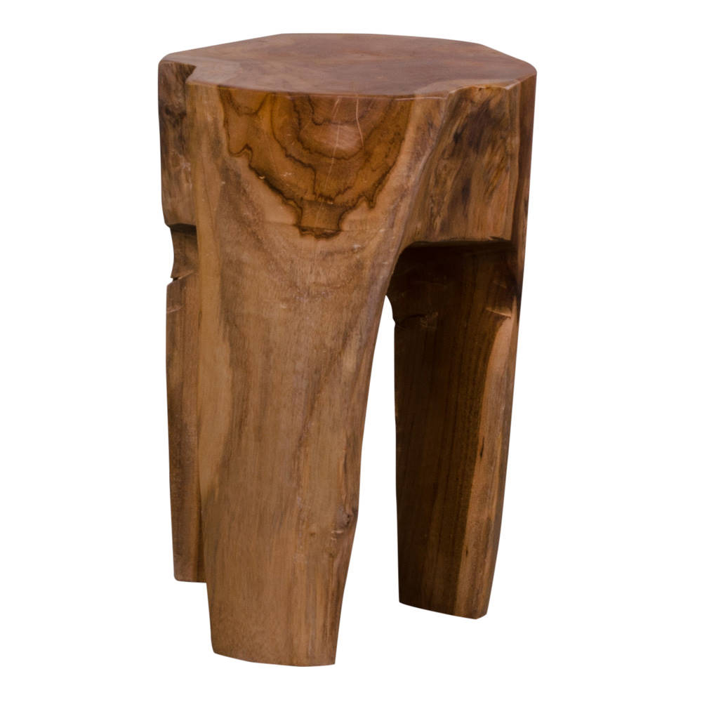 Hocker aus Teakholz - Rose, 26x26x40 cm