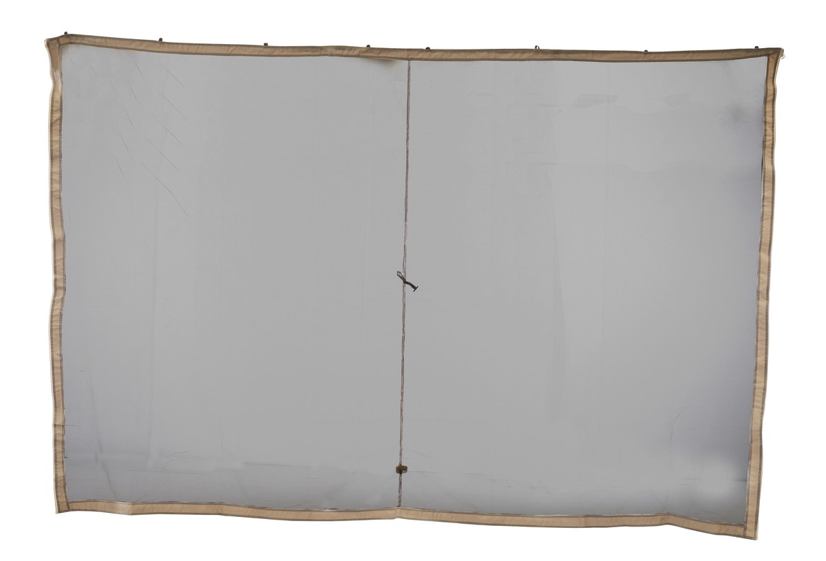 Moskitonetze für Pavillon 300x400 cm, 4er-Set dunkel-beige
