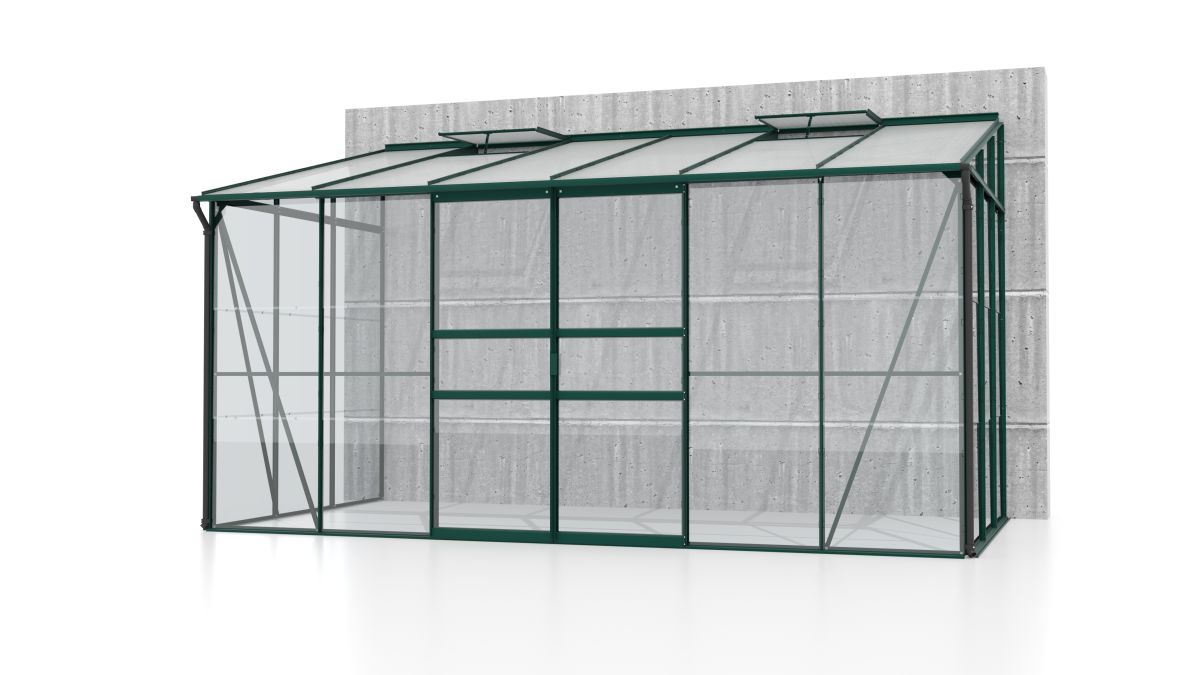 Vitavia Gewächshaus Ida 7800 ESG 3mm/HKP 6 mm, smaragd