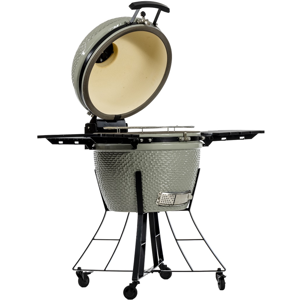 Pit Boss Kamado Keramik-Holzkohlegrill
 grau, Rundgrill