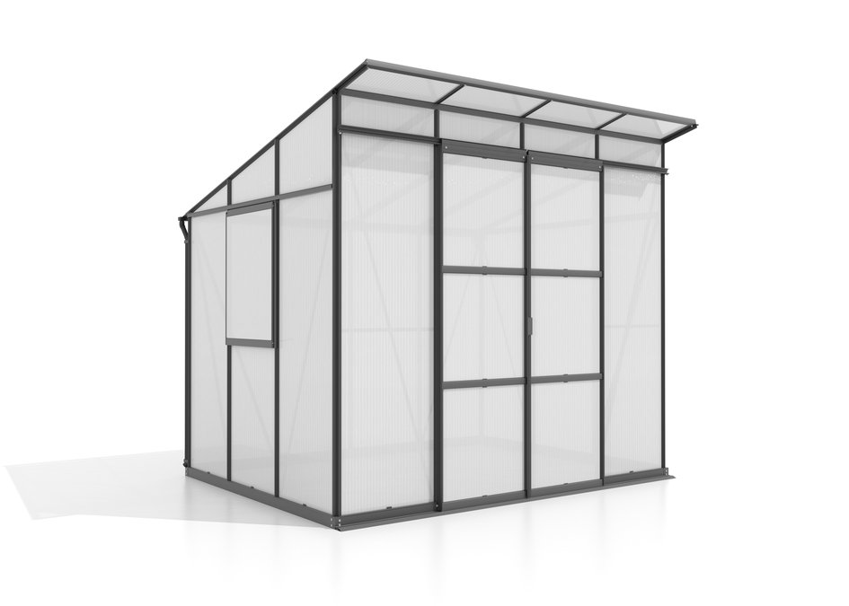 Vitavia Gewächshaus Playa 7600 HKP 6 mm, schwarz 