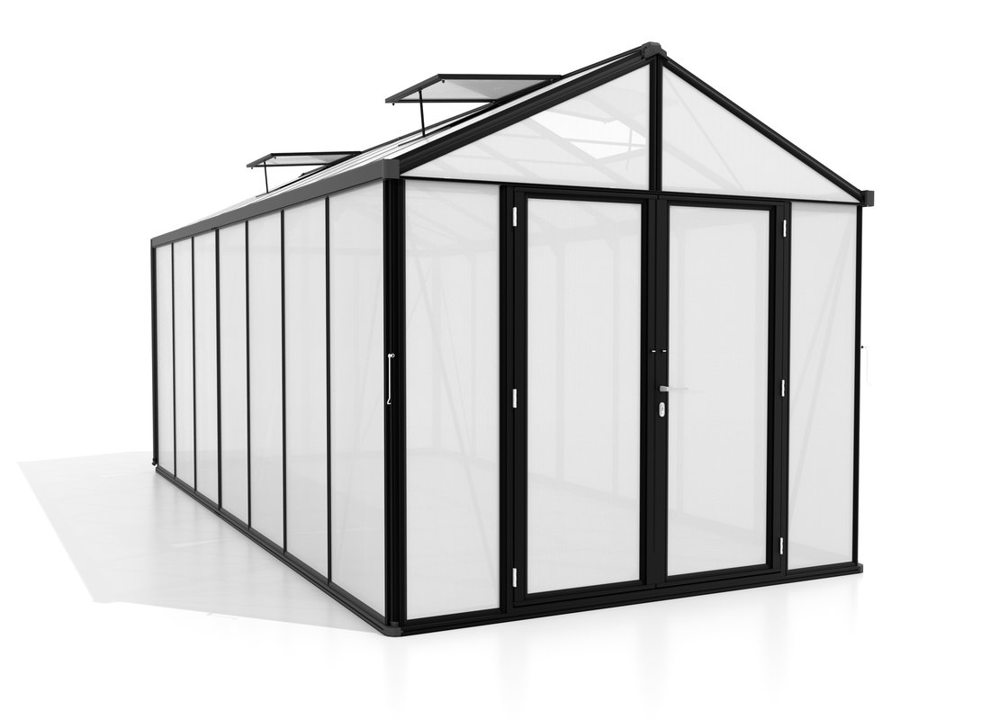 Vitavia Gewächshaus Zeus Comfort 13800 HKP 16mm, schwarz