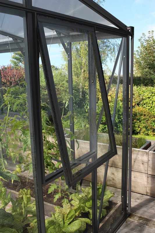 Vitavia Seitenfenster H mit ESG 3 mm, schwarz