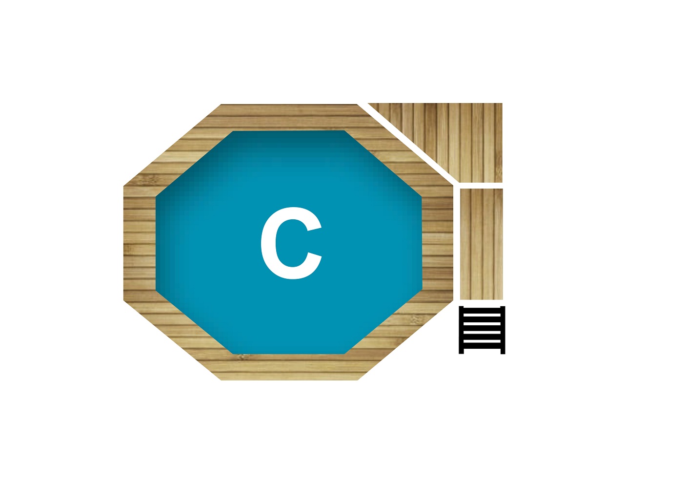 Karibu Pool Modell 4C Classic 400x692 cm, Holz kdi mit Filter+Skimmer