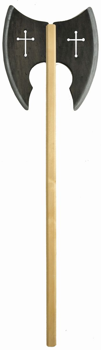 Spiel-Doppelaxt (Drachentöter), 102 cm