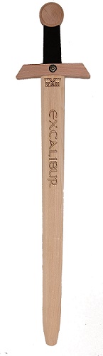 Spiel-Schwert Excalibur, Brandprägung, 66 cm