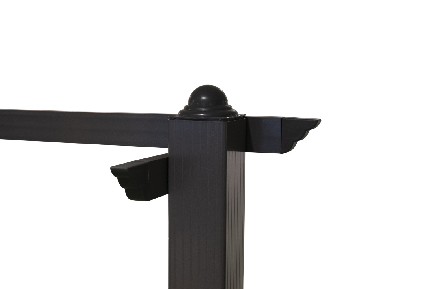 Skanör Alu-Pavillon/-Pergola 3x4 m grau mit Stoff-Sonnendach grau