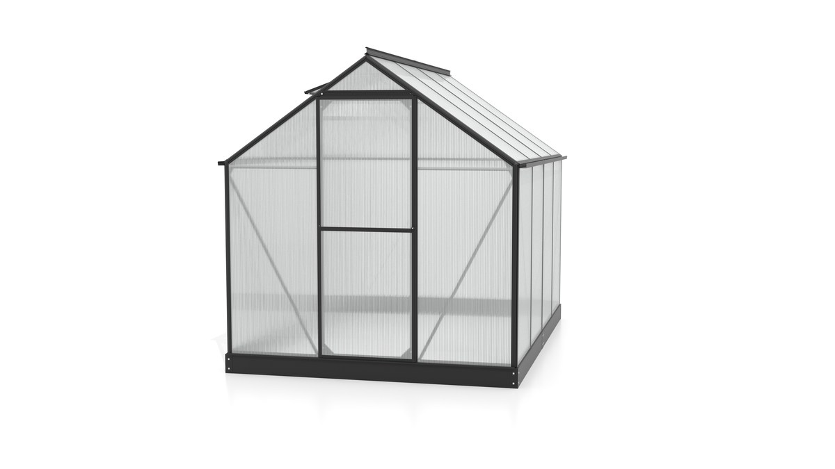 Vitavia Gewächshaus Triton 5000 HKP 6mm, schwarz