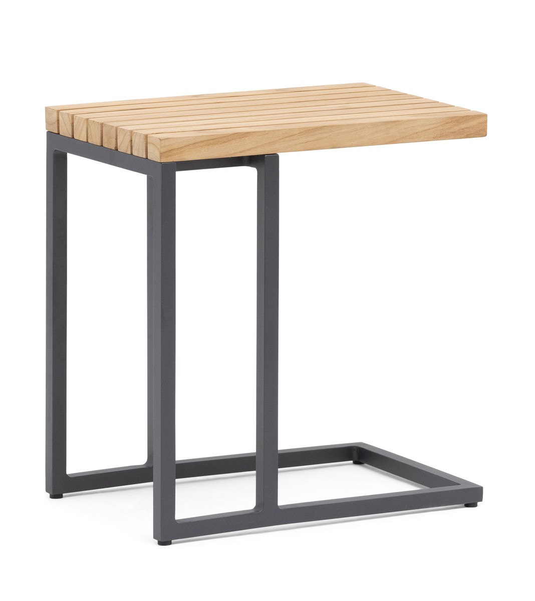 Oxelunda Anstelltisch Alu/Teak 37x45x49 cm von Hillerstorp