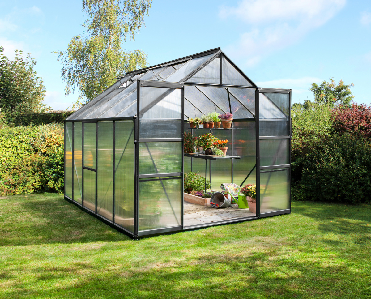 Vitavia Gewächshaus Meridian 2 8300 HKP4mm, schwarz