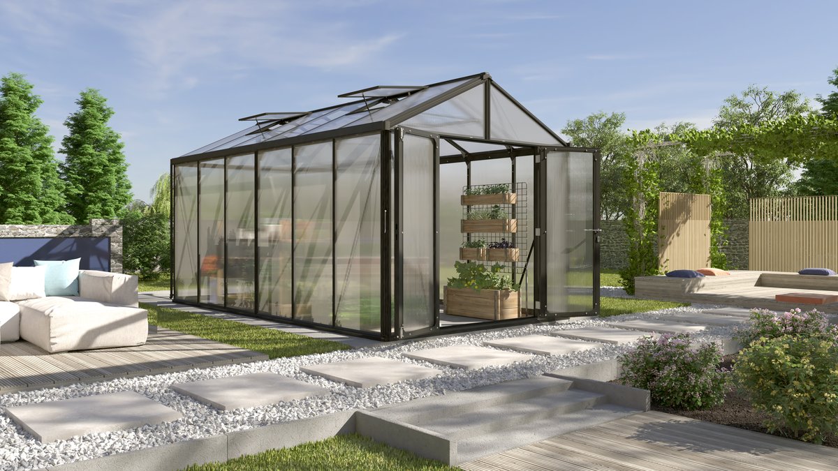 Vitavia Gewächshaus Zeus Comfort 6200 / 8100 / 10000 / 11900 / 13800 / 15700