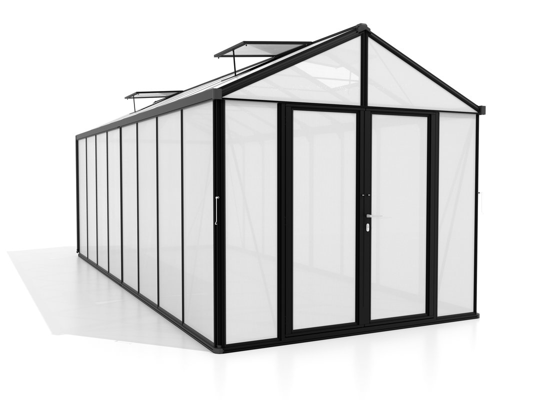 Vitavia Gewächshaus Zeus Comfort 15700 HKP 10mm, schwarz