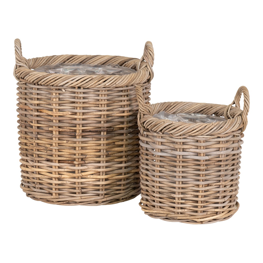 Gili Naturkörbe 2er Set, Rattan