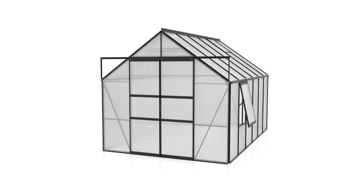 Vitavia Gewächshaus Meridian 2 9900 HKP4mm, schwarz
