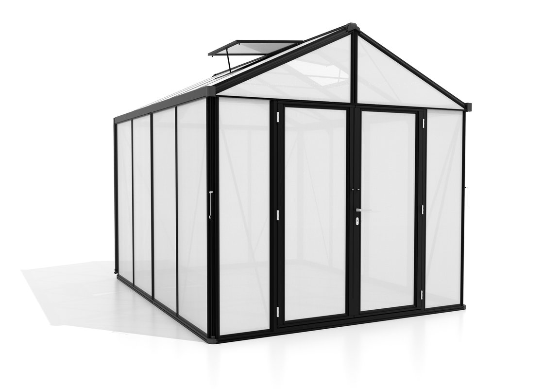 Vitavia Gewächshaus Zeus Comfort 8100 HKP 16mm, schwarz