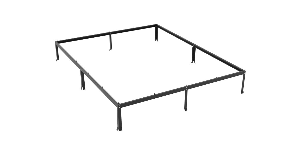 Vitavia Stahlfundamentrahmen 8300 Höhe 6 cm, schwarz