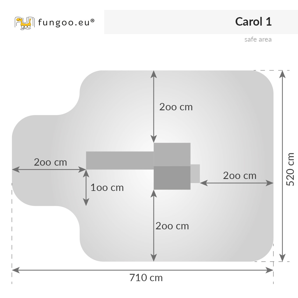 Fungoo Spielturm CAROL 1, kdi grün