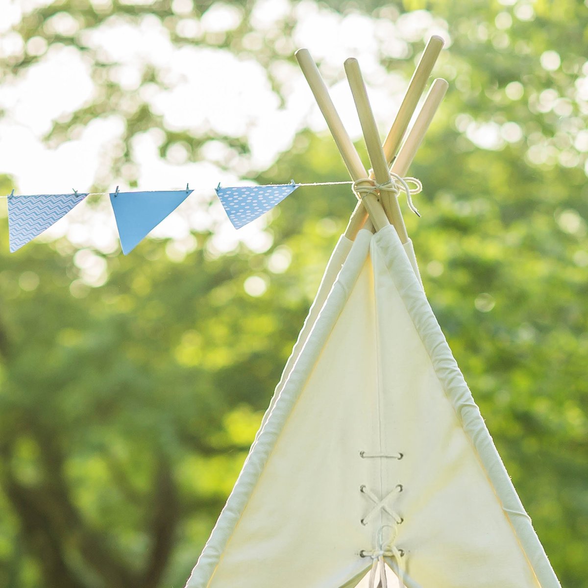 Kinder-Tipi Alba, Spielzelt creme