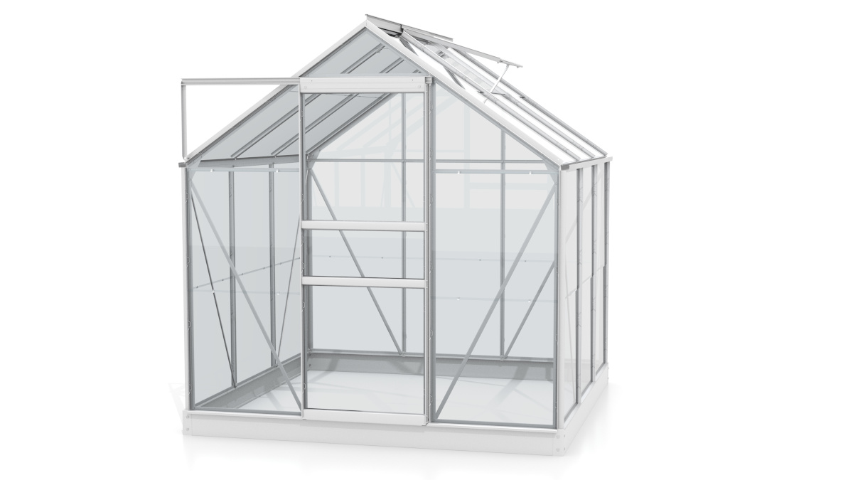 Vitavia Gewächshaus Planet 3800 ESG 3mm, alu - Set