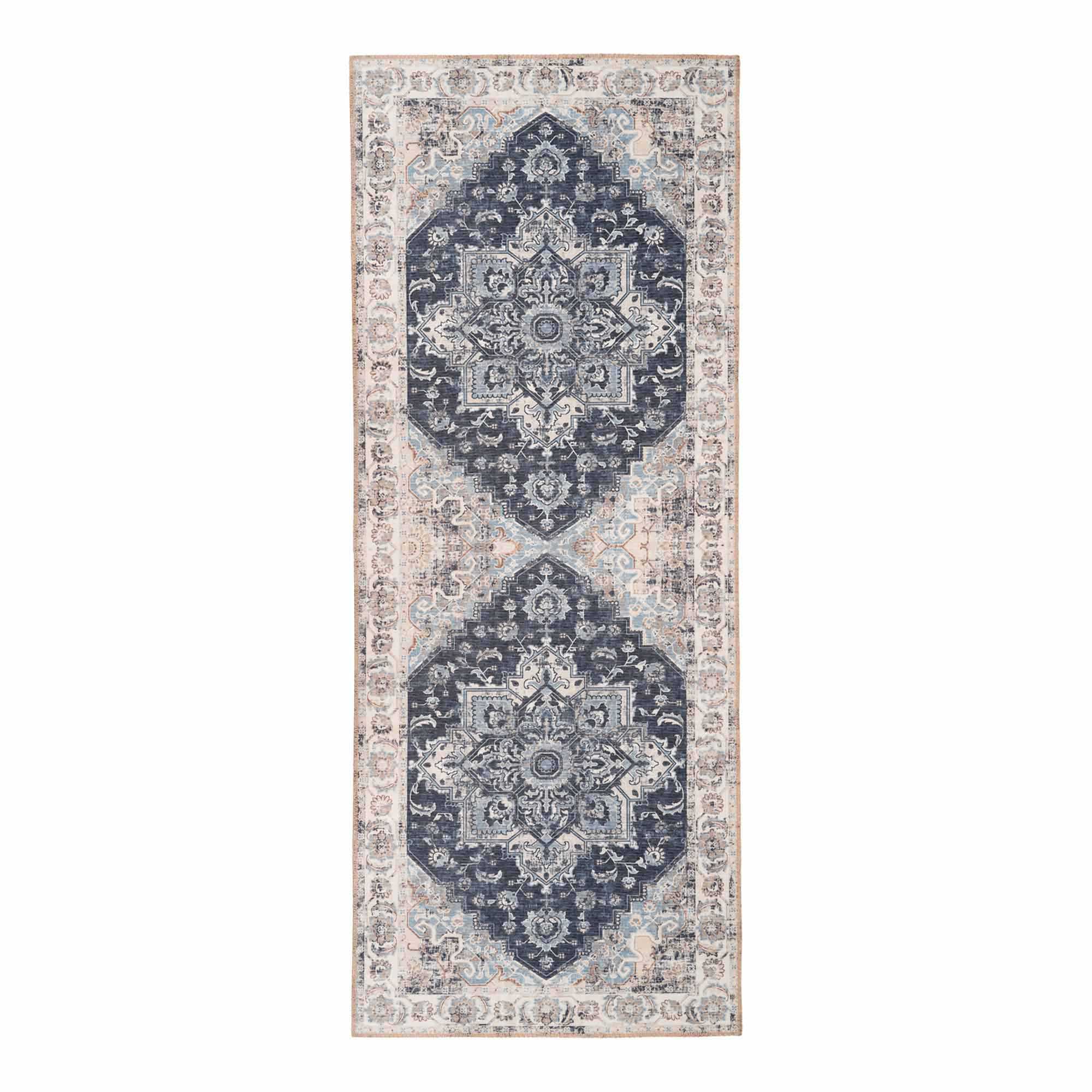 Havana Teppich-Läufer Blau 80x200 cm