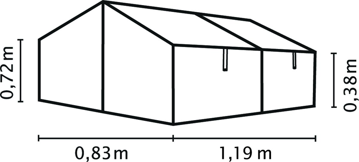 Vitavia Frühbeet Gaia Jumbo HKP 4 mm | alu