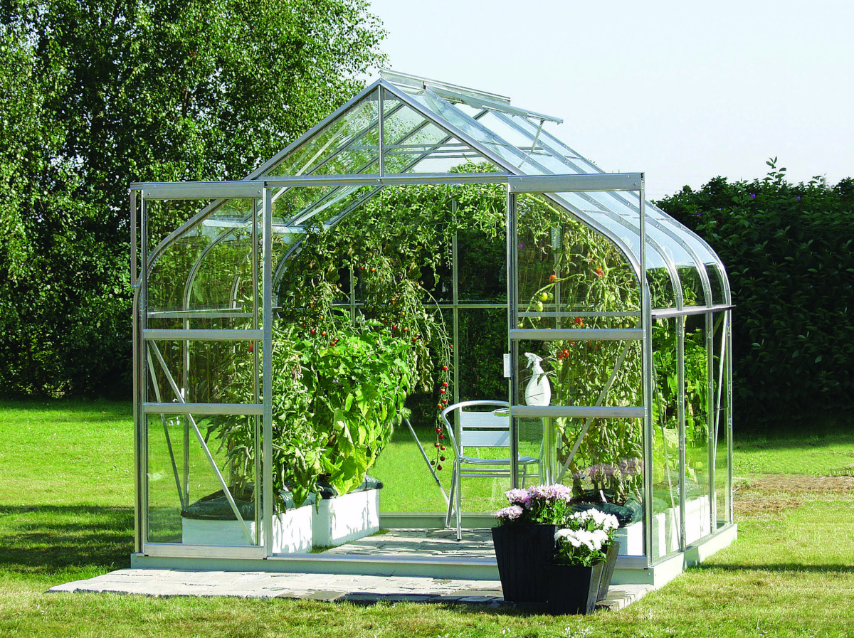 Vitavia Gewächshaus Diana 5000 ESG 3mm, alu