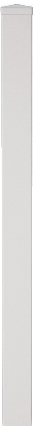 Lightline Kunststoff-Zaunpfosten weiß 9x9x240cm, T&J