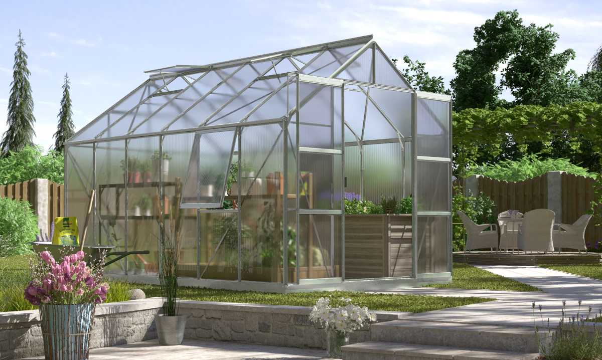 Vitavia Gewächshaus Jupiter 9900 HKP 6mm, alu