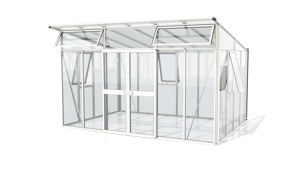Vitavia Gewächshaus Aphrodite 11500 ESG/HKP, weiß