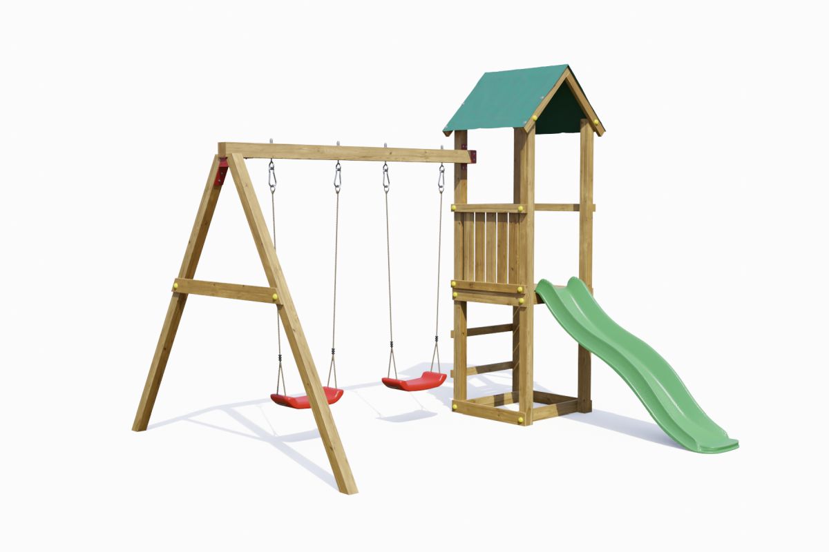 Fungoo Mini-Spielplatz LUCAS, kdi grün