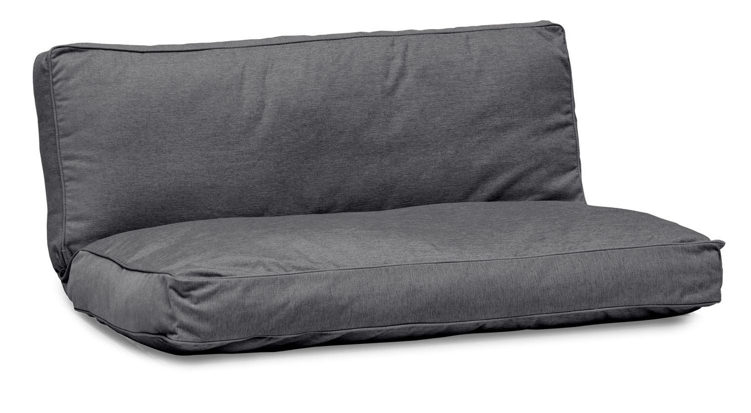 Bara Vara Sesselauflage grau-meliert, 11 cm dicke Polsterauflage für Lounge-Sessel