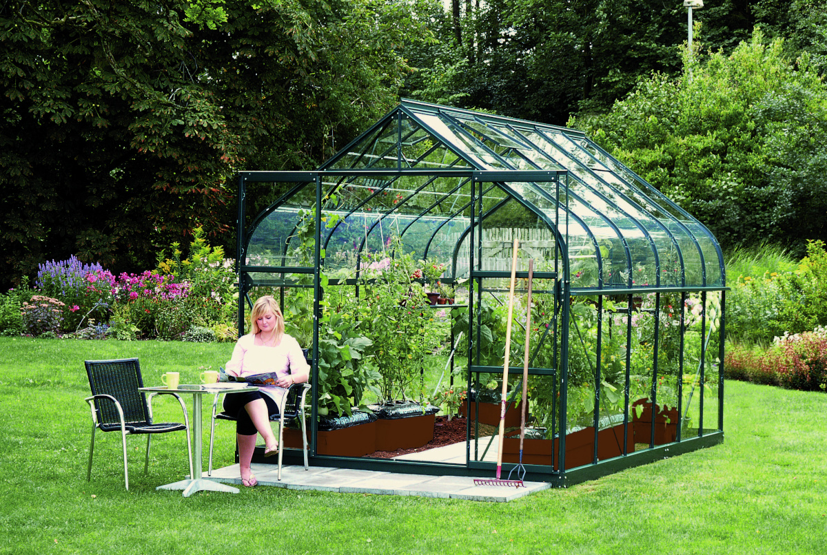 Vitavia Gewächshaus Diana 9900 ESG 3mm, smaragd