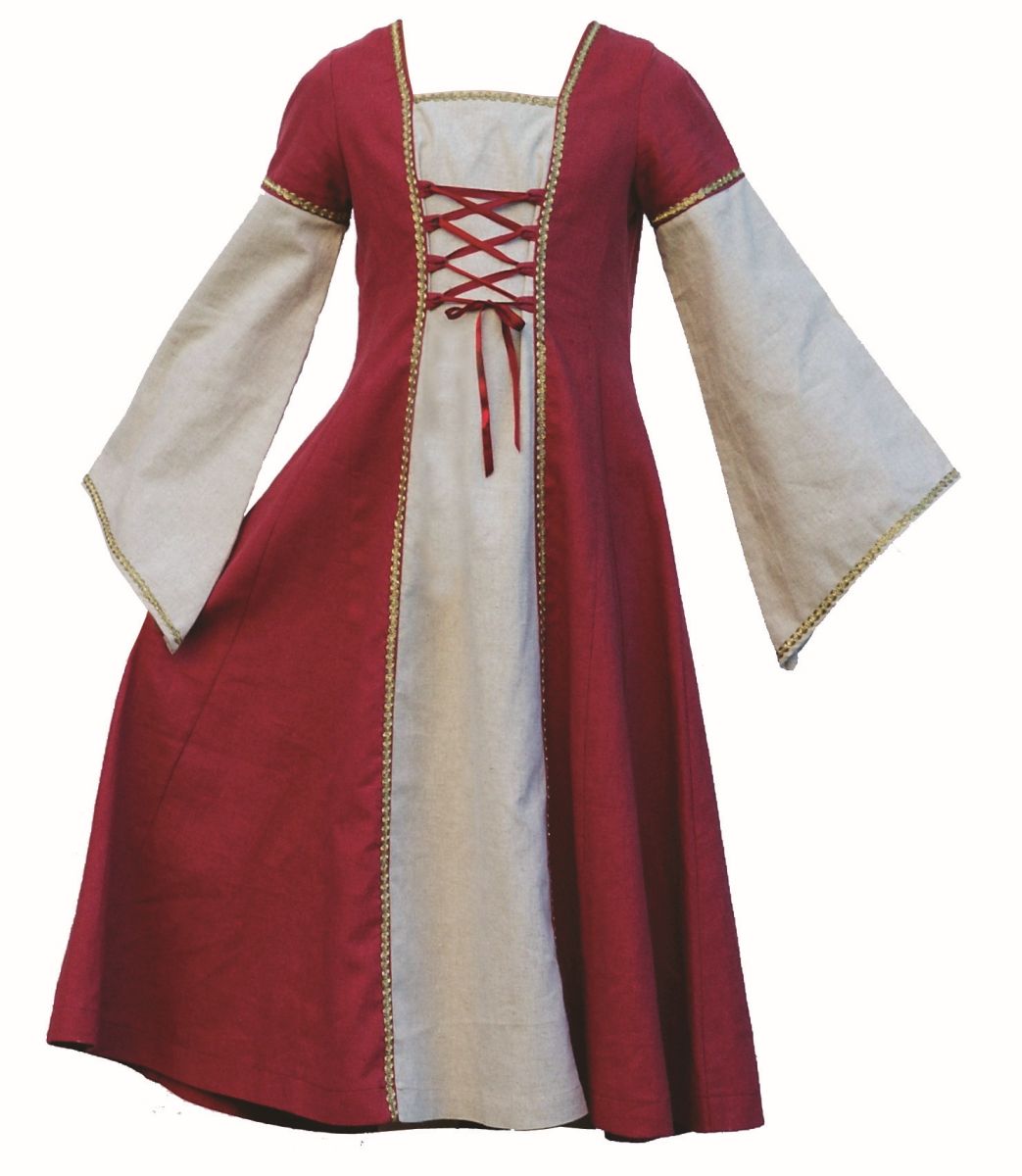 Kleid Little Marian, Mittelalter-Kostüm für Mädchen