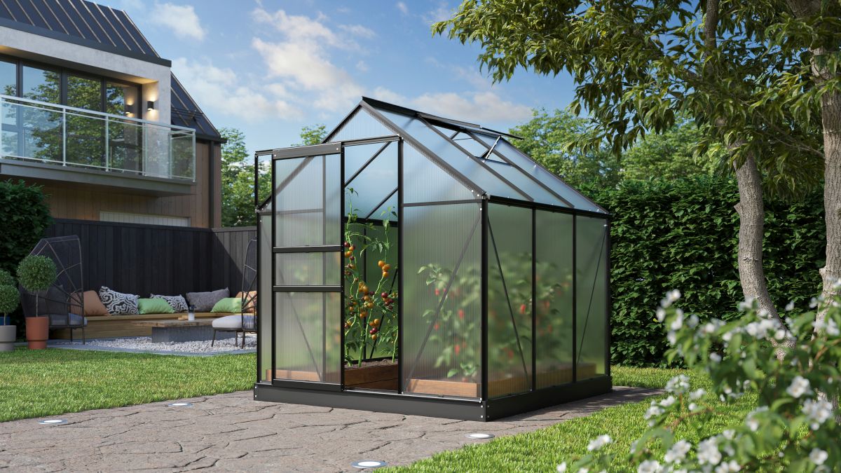 Vitavia Gewächshaus Comet 3800 HKP4mm, schwarz