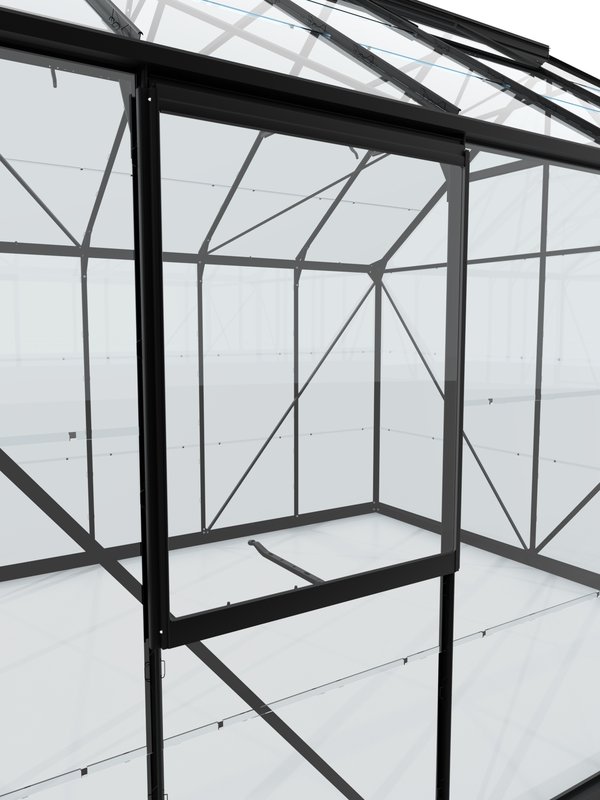 Vitavia Seitenfenster V mit ESG 3 mm, schwarz