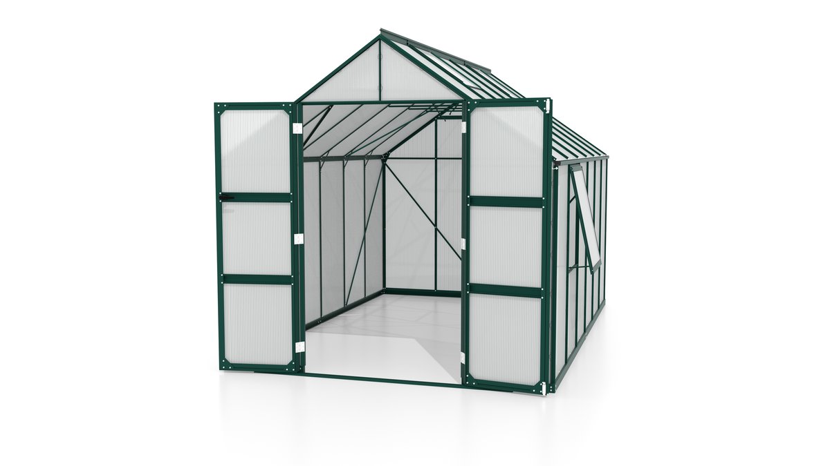 Vitavia Gewächshaus Olymp 9900 HKP4mm, smaragd