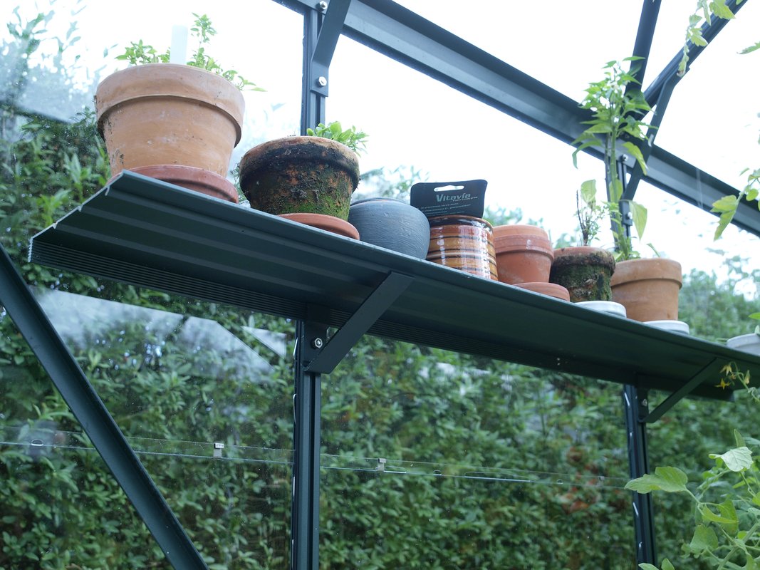 Vitavia Alu-Wandregal, smaragd, 122x15cm