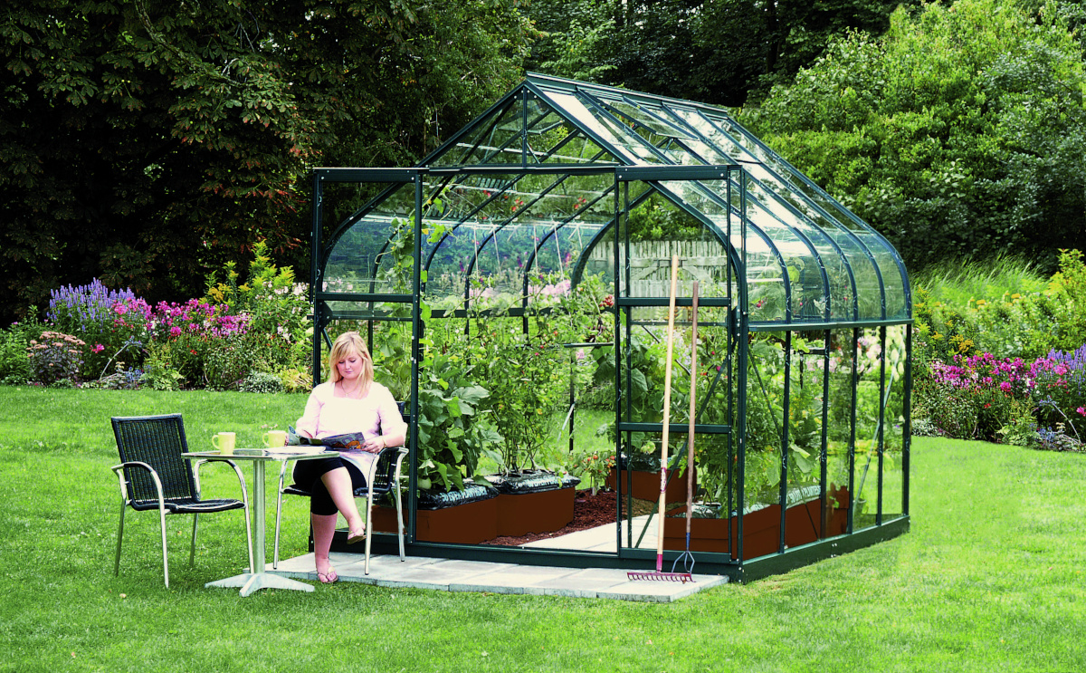 Vitavia Gewächshaus Diana 8300 ESG 3mm, smaragd