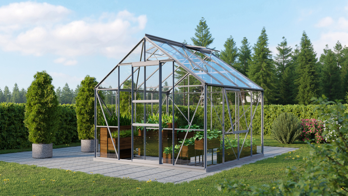 Vitavia Gewächshaus Meridian 1 6700 ESG3mm