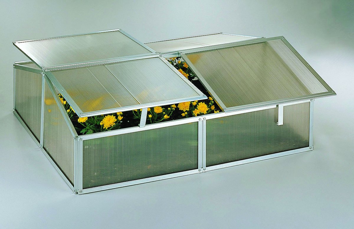 Vitavia Frühbeet Gaia 2X mit 4 Dachfenstern