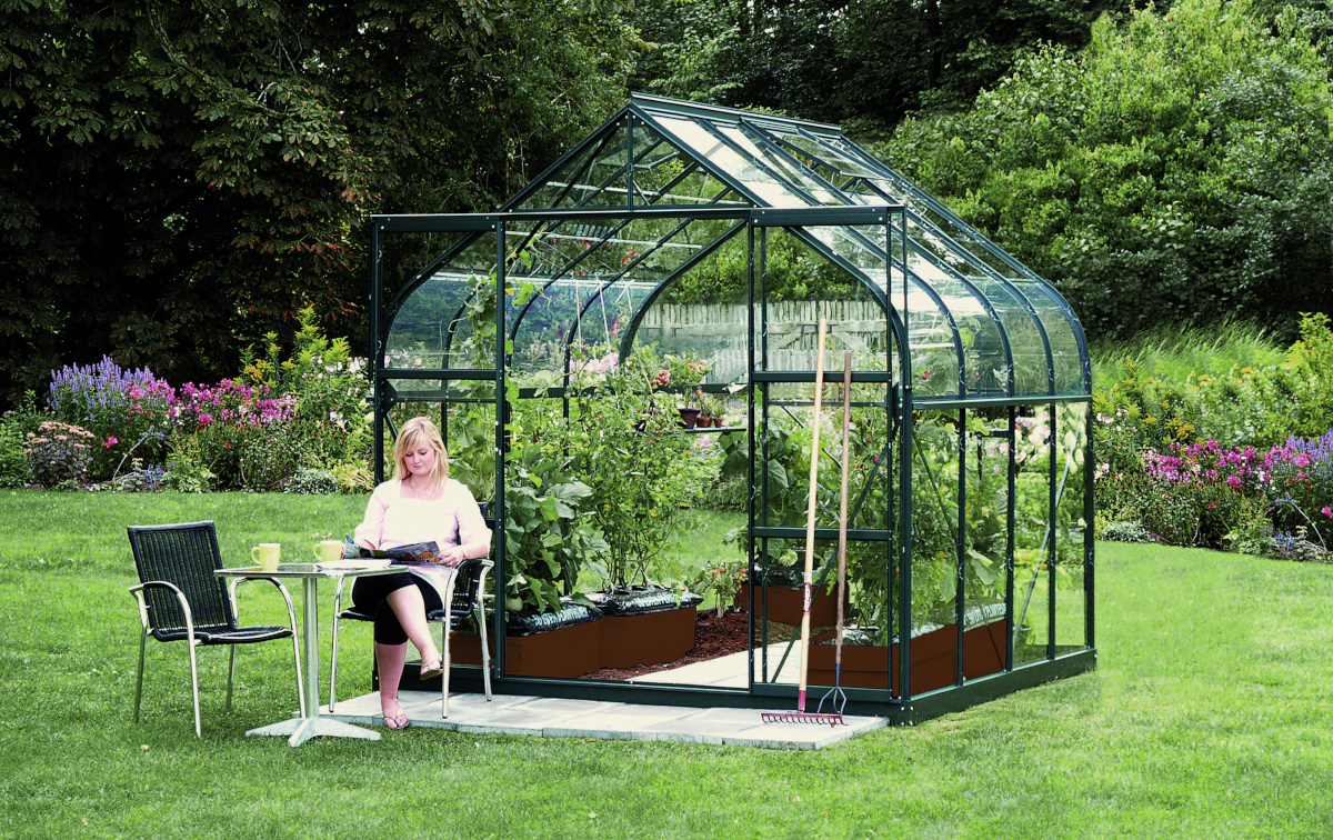 Vitavia Gewächshaus Diana 6700 ESG 3mm, smaragd